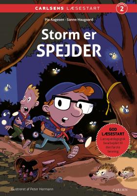 Peter  Hermann / "Storm er spejder" - Forlaget Carlsen<a href=https://www.illustratorerne.dk/illustrator_profil/index-profil.php?bpid=10><br><b> SE PROFILEN </b></a>