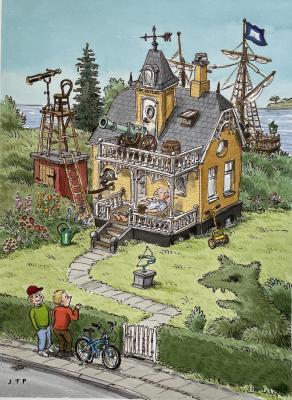 Jesper  Tom-Petersen / Illustrator antologi - Guldnæsen<a href=https://www.illustratorerne.dk/illustrator_profil/index-profil.php?bpid=2><br><b> SE PROFILEN </b></a>